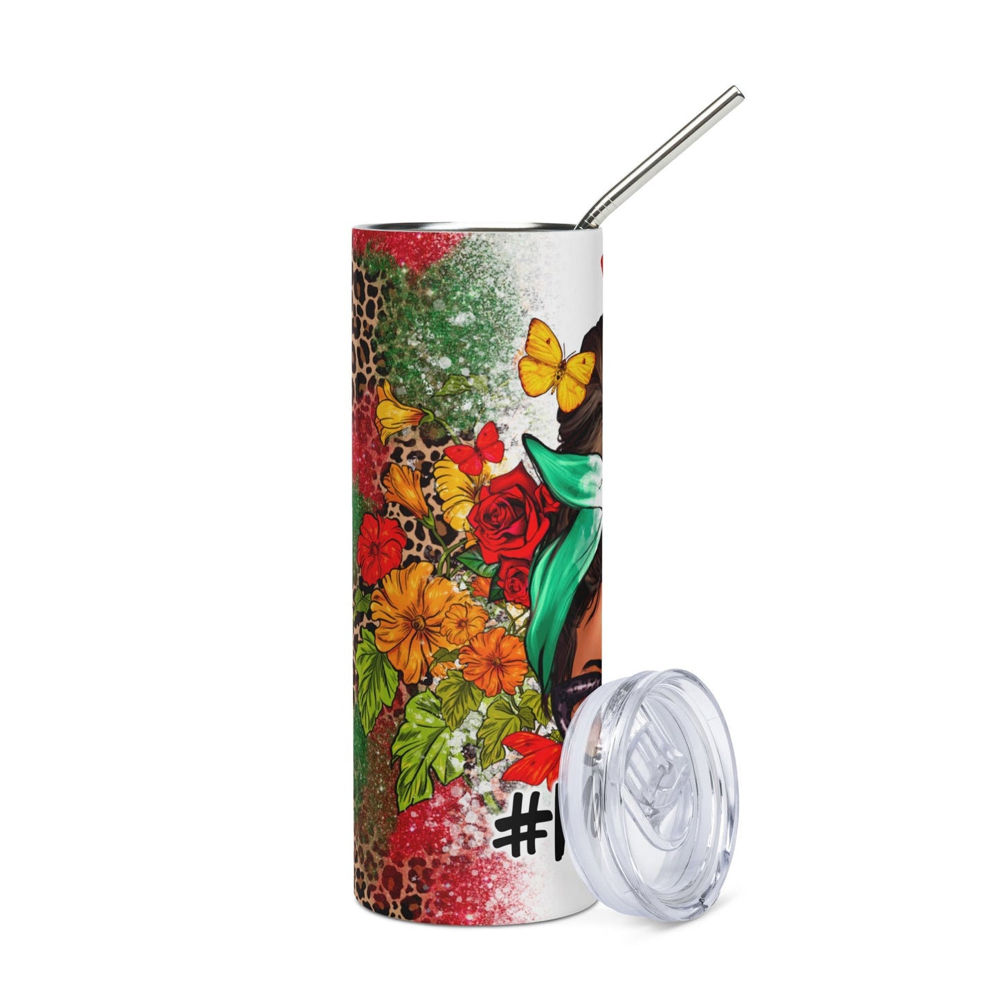 Mexicana Messy Bun Stainless Steel Tumbler
