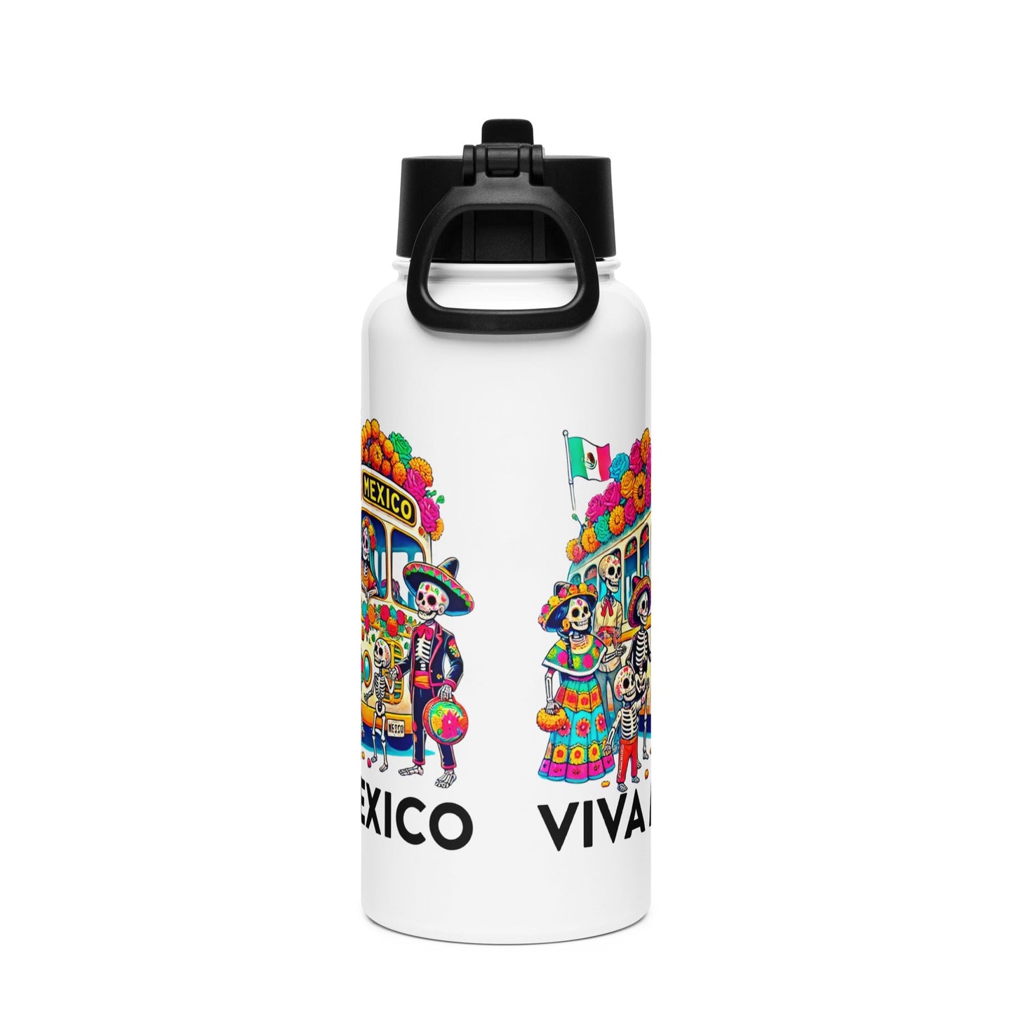 Viva Mexico Stainless Steel Water Bottle 32oz
