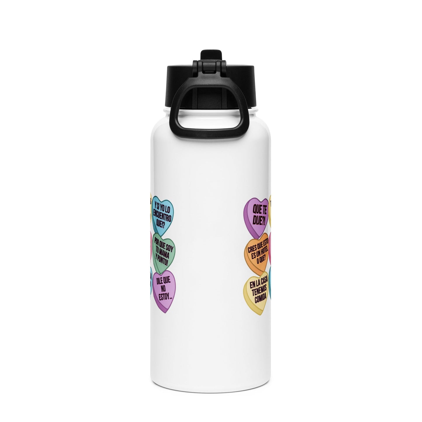 Latina Mom Sweetheart Candy Stainless Steel Water Bottle 32oz