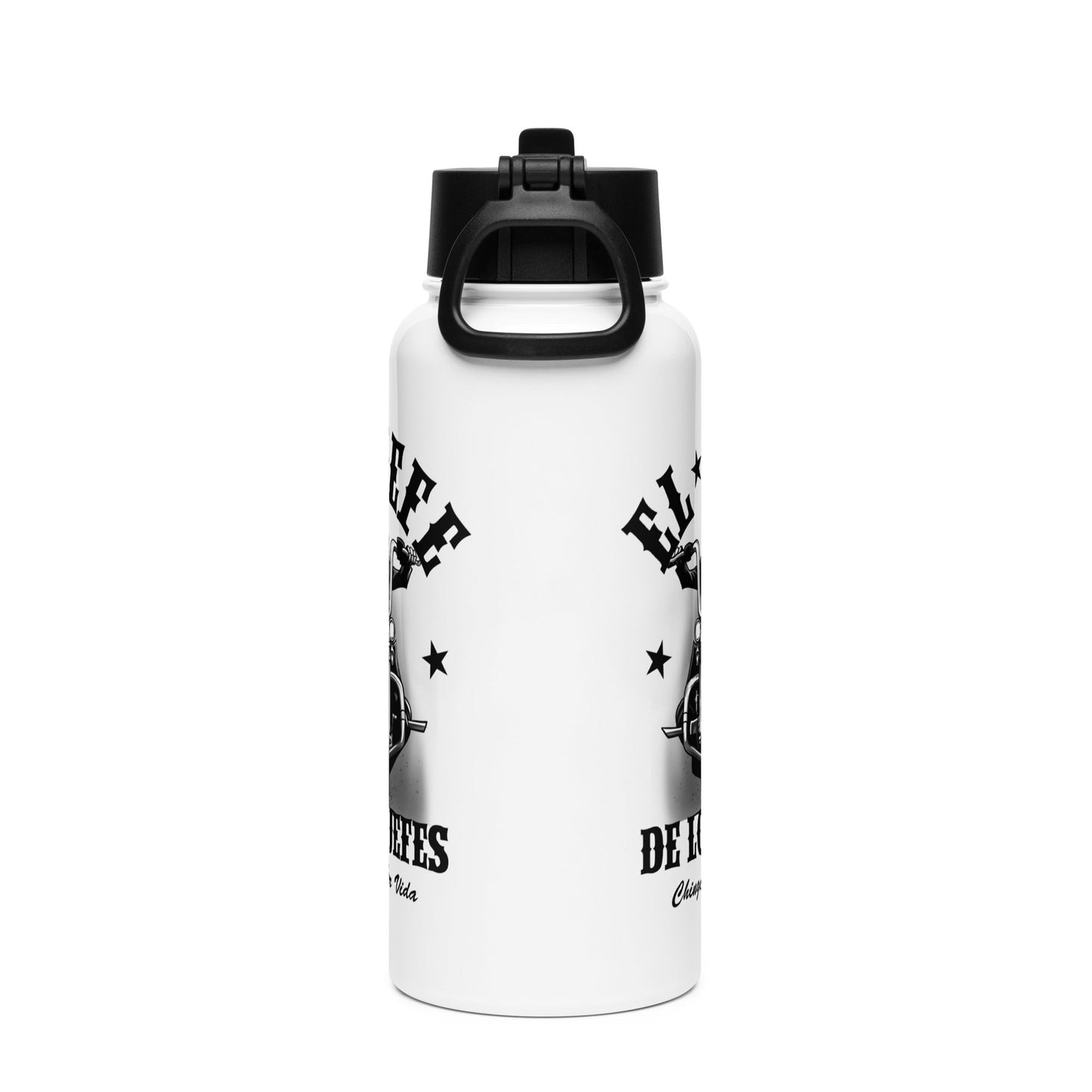 El Jefe De Los Jefes Chingon Por Vida Stainless Steel Water Bottle 32oz