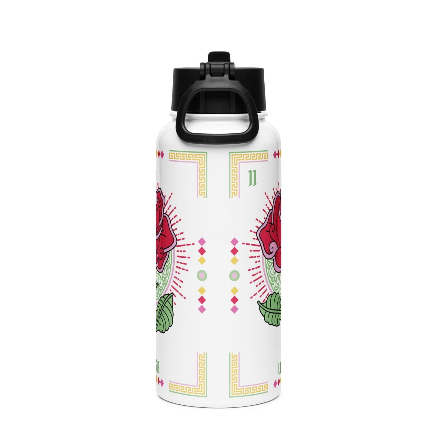 La Rosa Mexican Loteria Stainless Steel Water Bottle 32oz