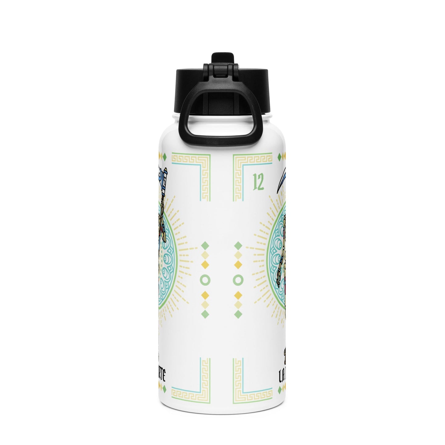 La Muerte Mexican Loteria Stainless Steel Water Bottle 32oz