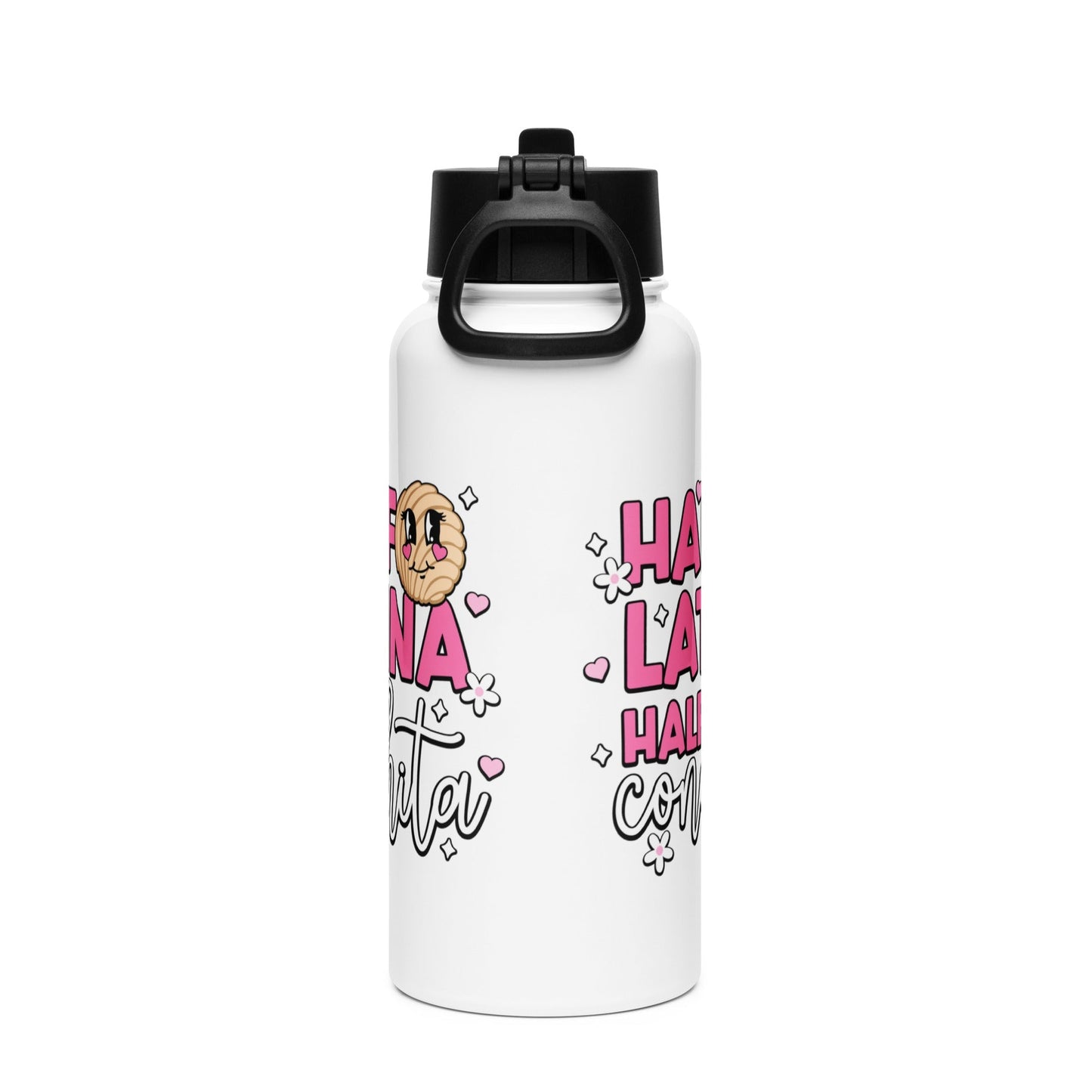 Half Latina Half Conchita Stainless Steel Water Bottle 32oz