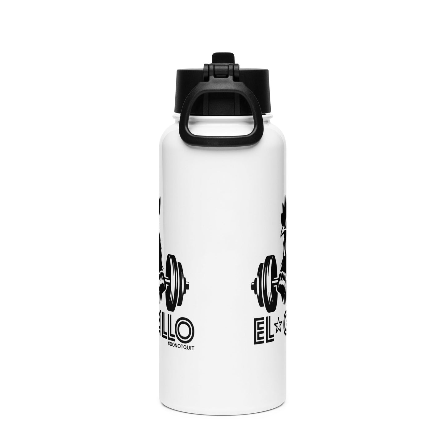 El Gallo #donotquit Stainless Steel Water Bottle 32oz