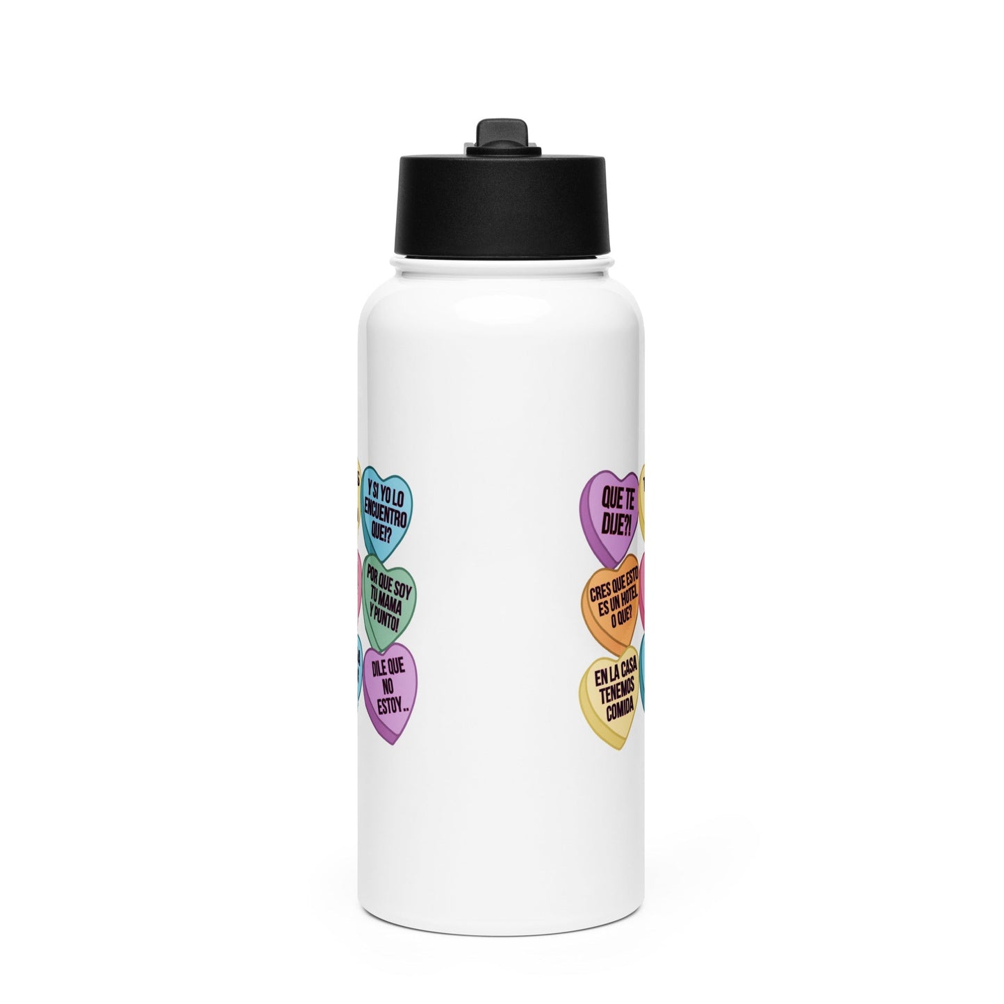Latina Mom Sweetheart Candy Stainless Steel Water Bottle 32oz