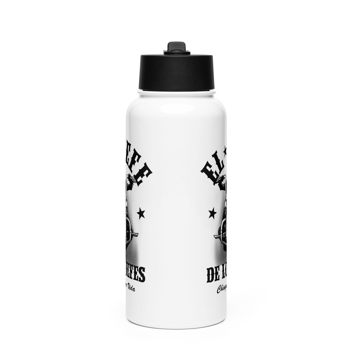 El Jefe De Los Jefes Chingon Por Vida Stainless Steel Water Bottle 32oz
