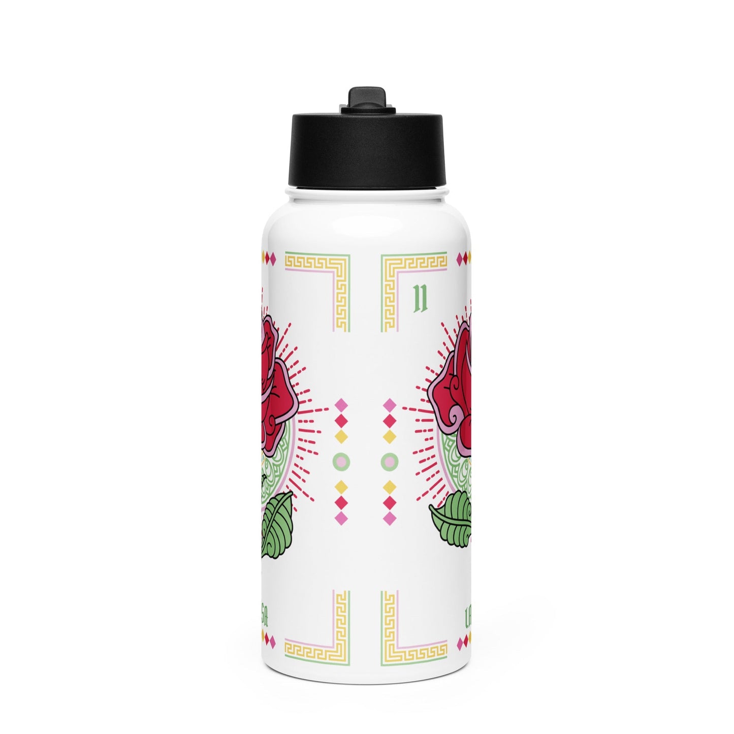 La Rosa Mexican Loteria Stainless Steel Water Bottle 32oz