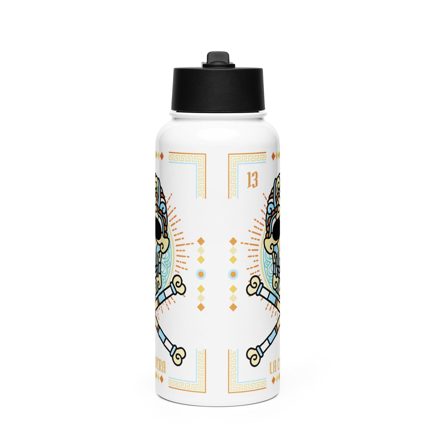 La Calavera Mexican Loteria Stainless Steel Bottle 32oz