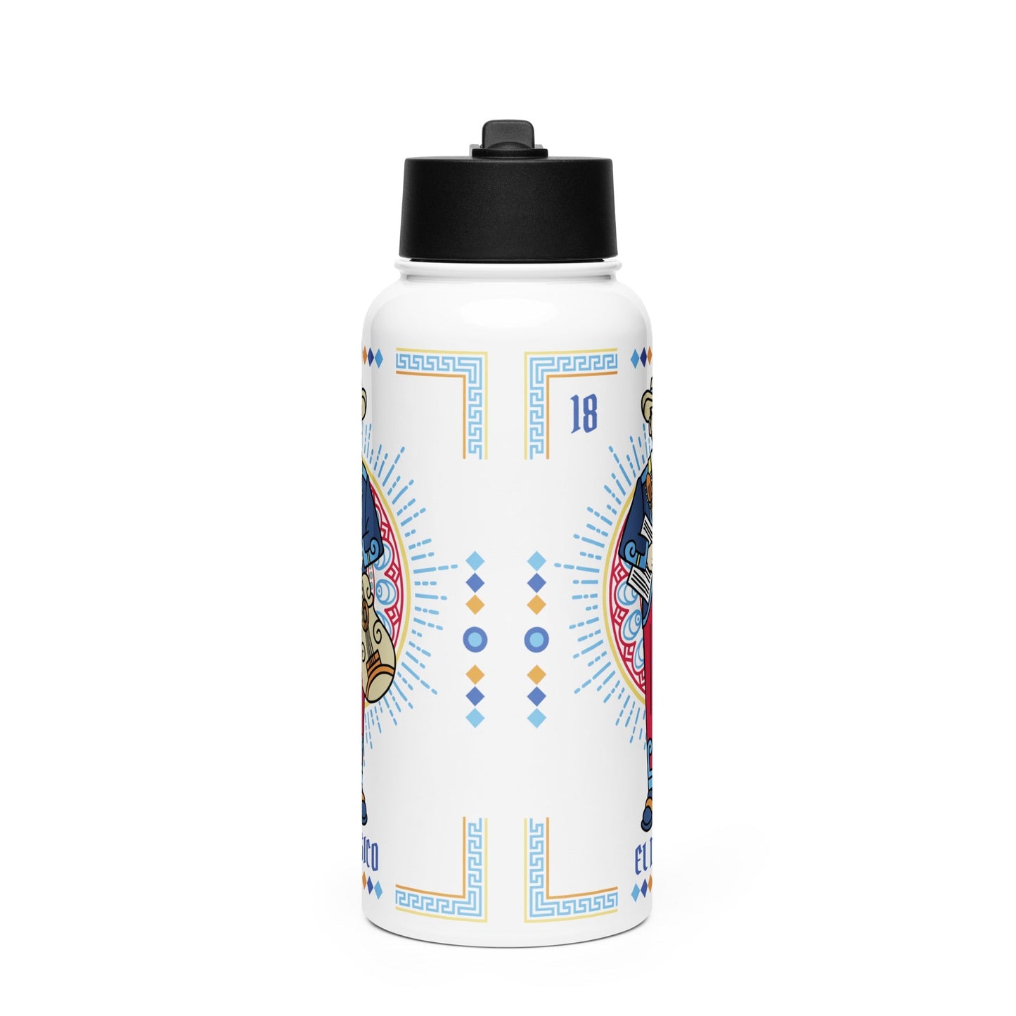 El Musico Mexican Loteria Stainless Steel Water Bottle 32oz