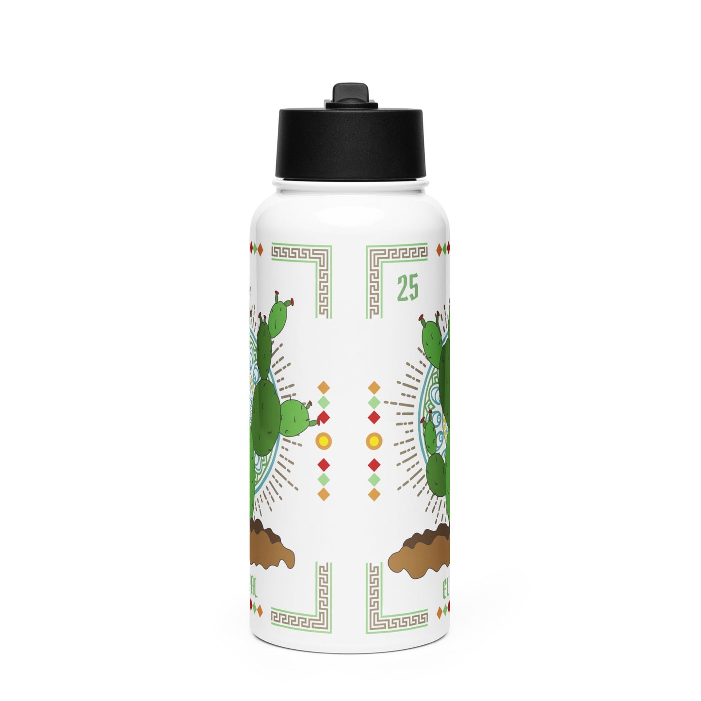 El Nopal Mexican Loteria Stainless Steel Water Bottle 32oz