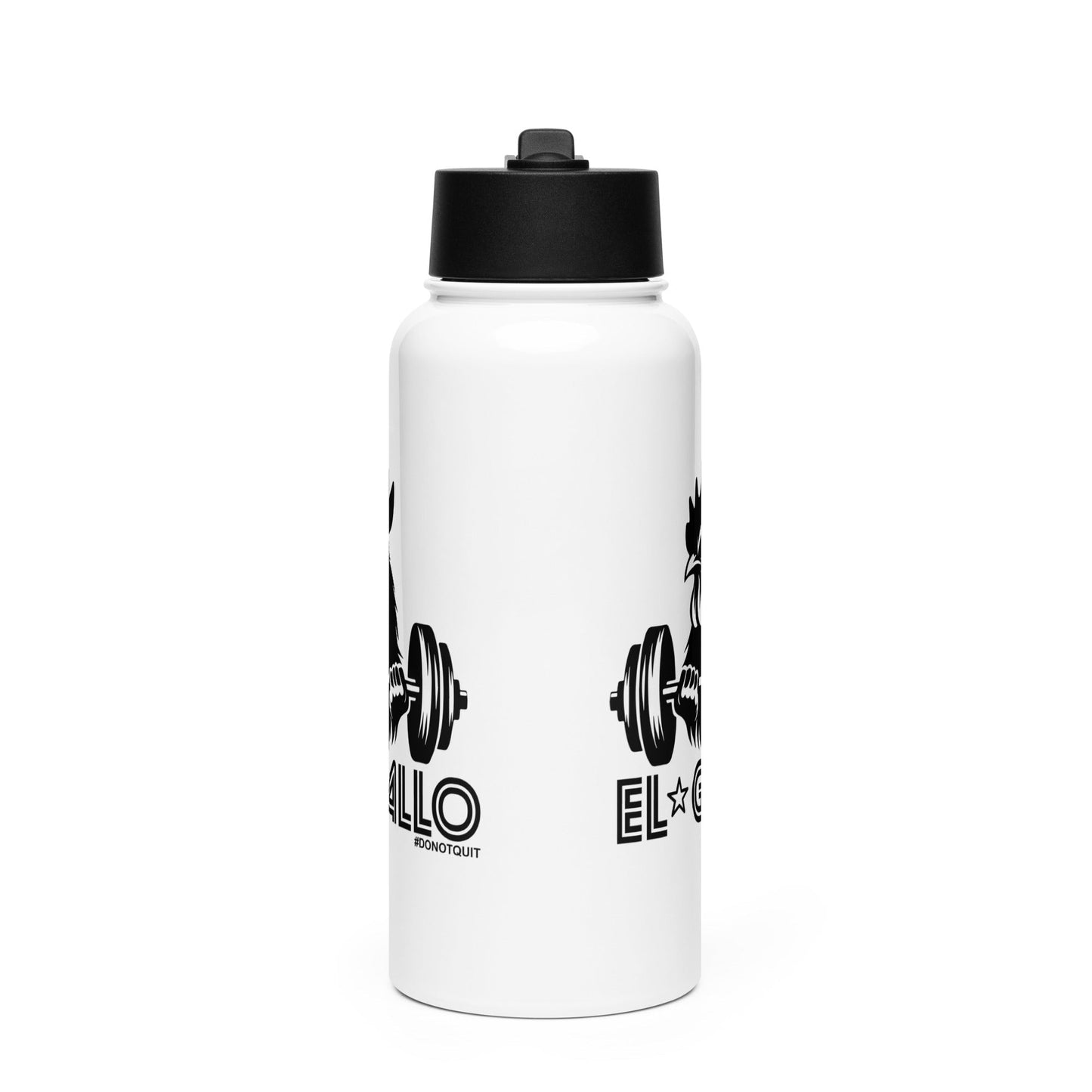 El Gallo #donotquit Stainless Steel Water Bottle 32oz
