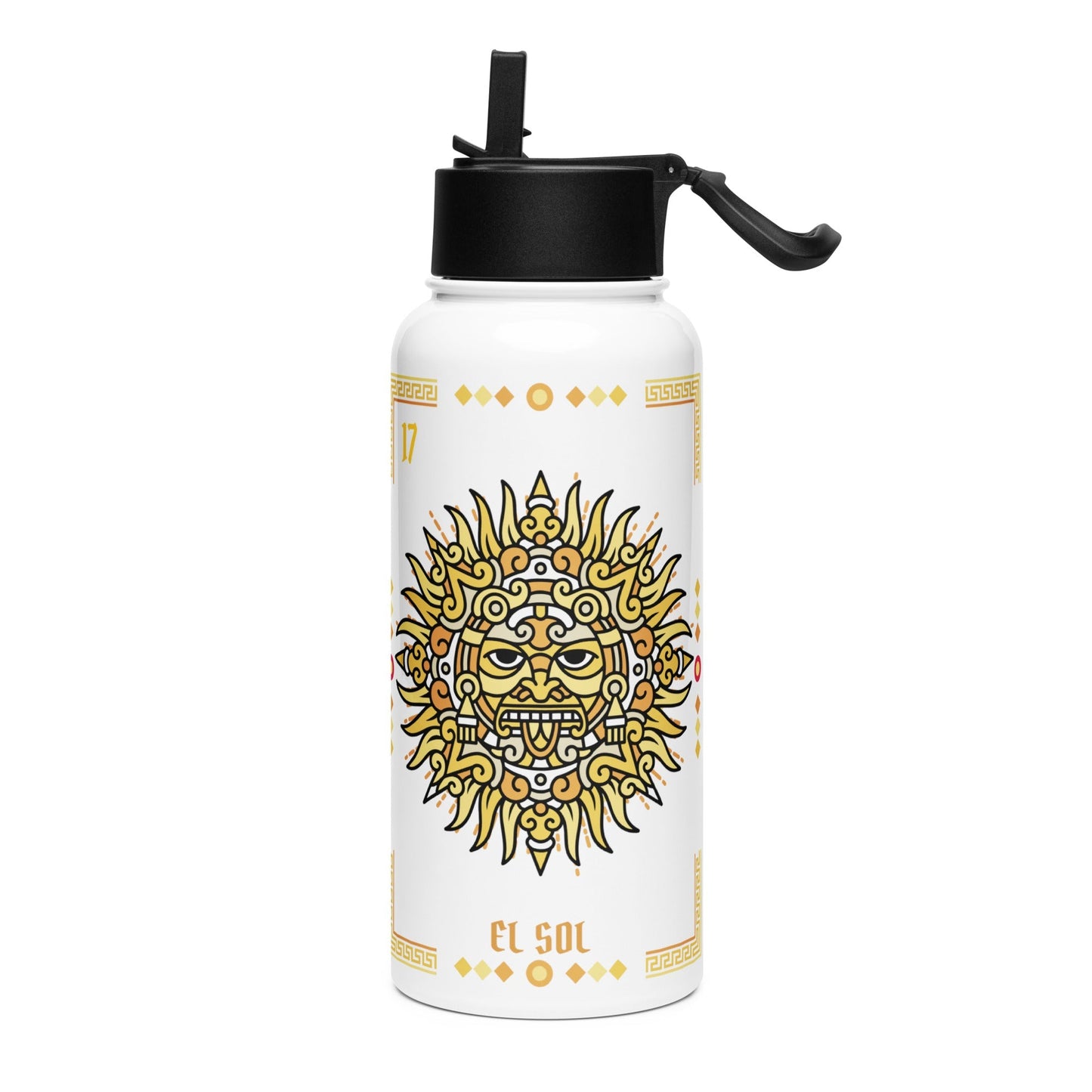 El Sol Mexican Loteria Stainless Steel Bottle 32oz