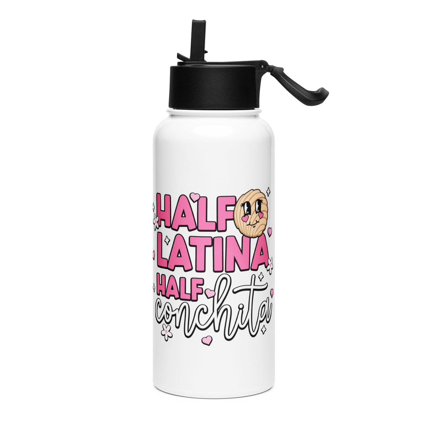 Half Latina Half Conchita Stainless Steel Water Bottle 32oz