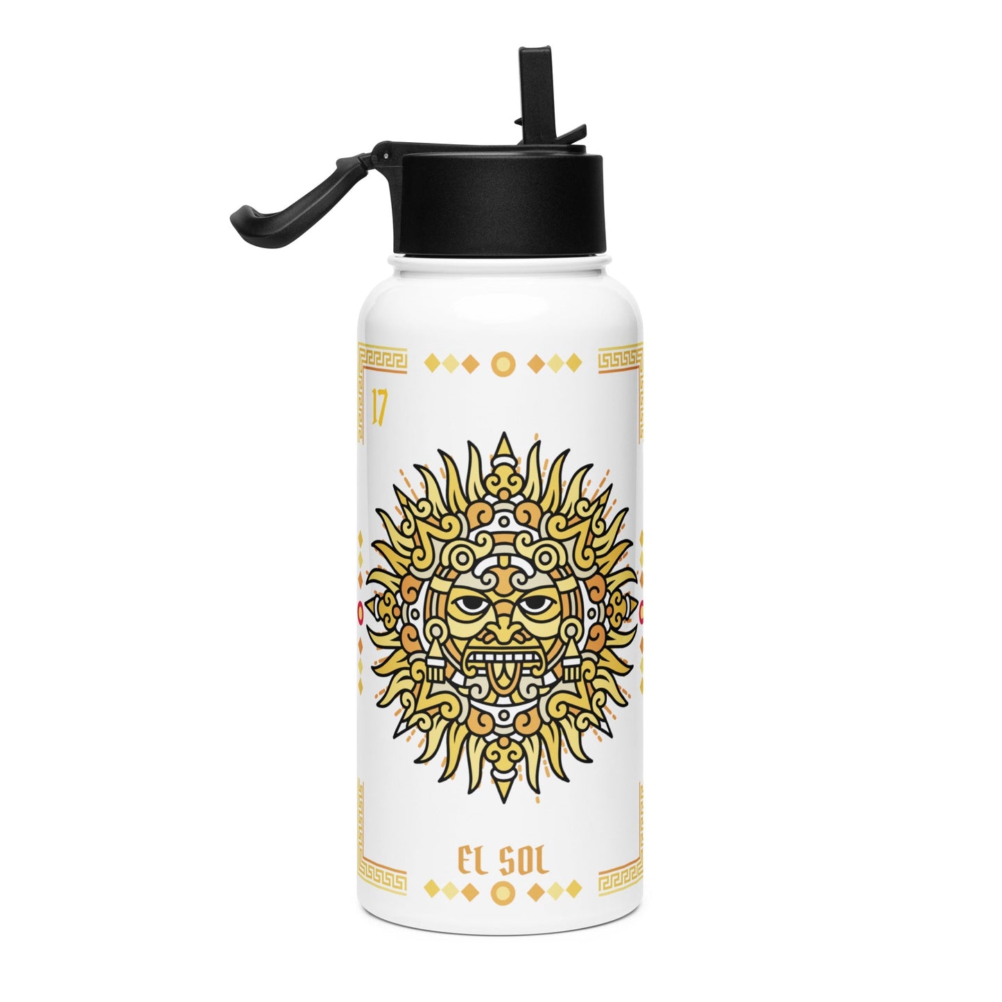 El Sol Mexican Loteria Stainless Steel Bottle 32oz