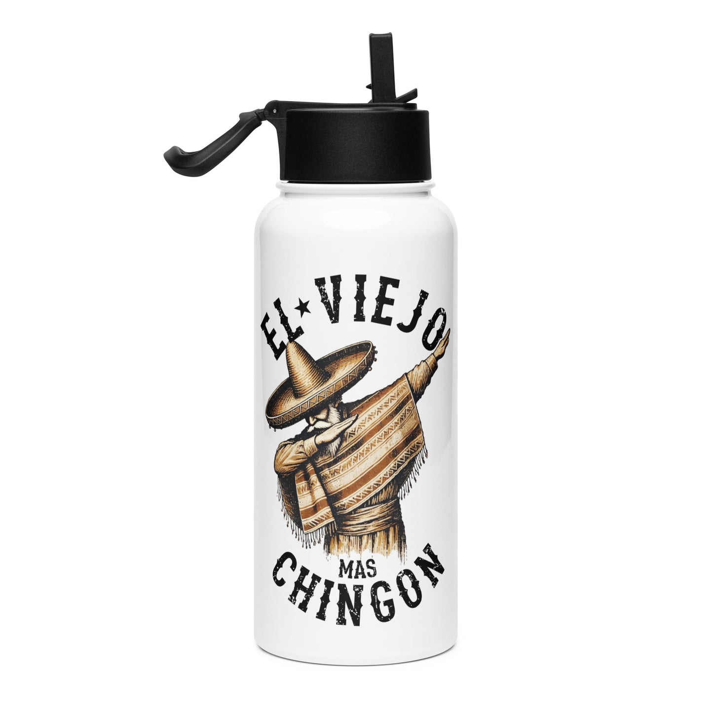 El Viejo Mas Chingon Stainless Steel Water Bottle