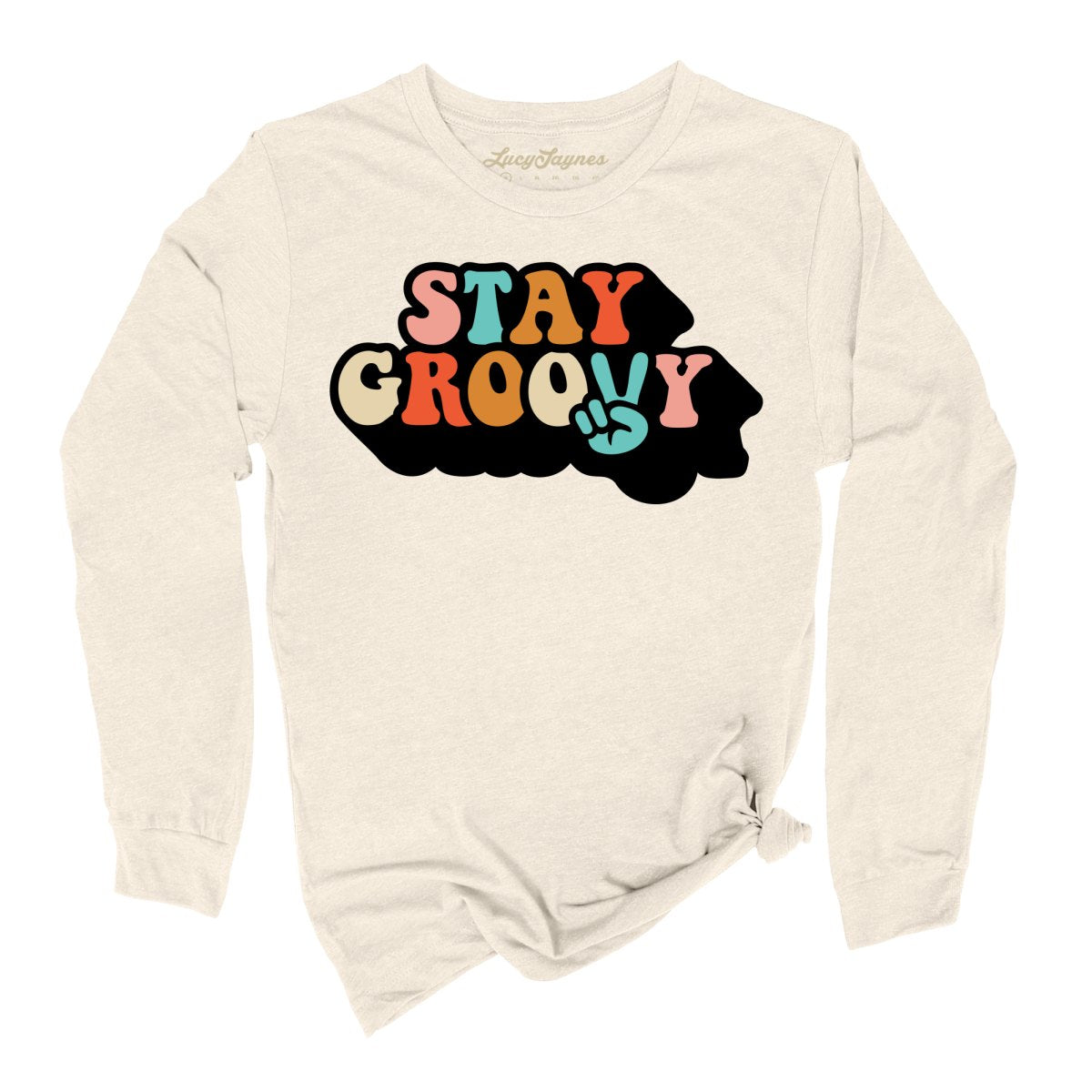 Stay Groovy Long Sleeve Tee