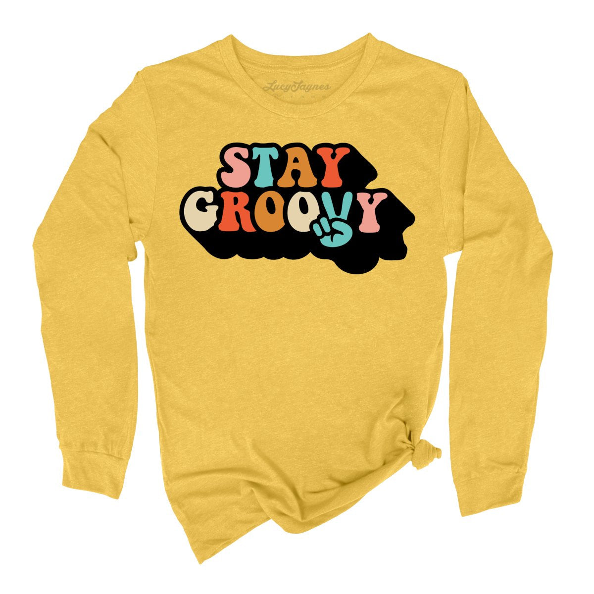 Stay Groovy Long Sleeve Tee