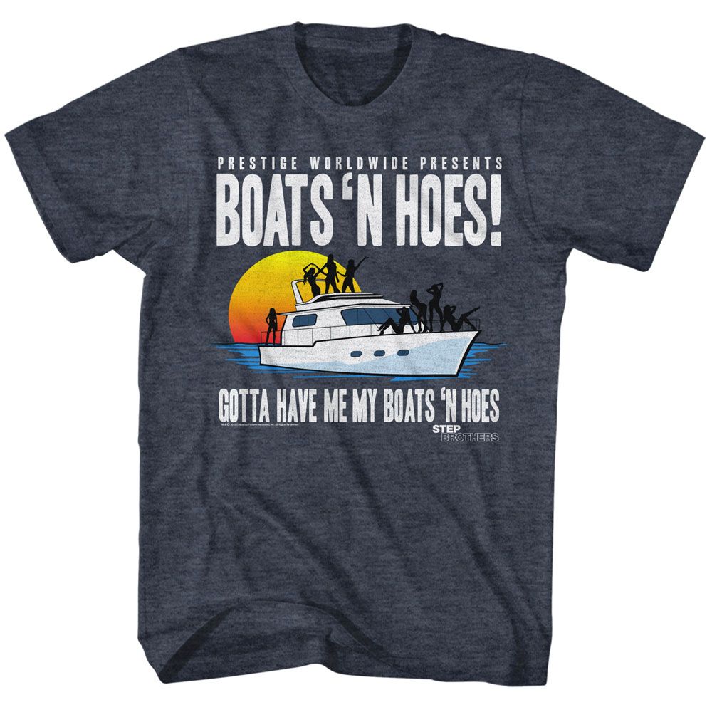 Step Brothers - Boat With Saucy Gals T-Shirt