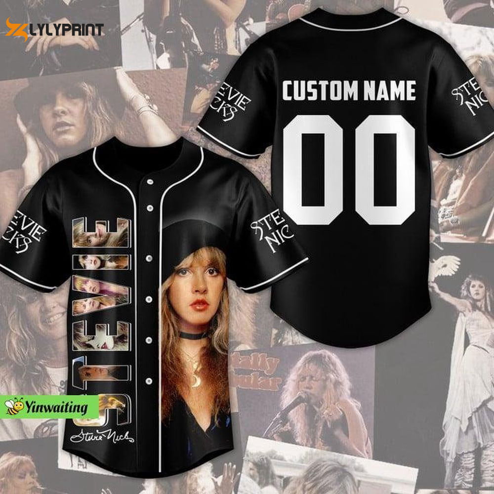 Stevie Nicks Jersey, Fleetwood Mac Jersey Shirt, Stevie Nicks Baseball Jersey - lylyprint.com