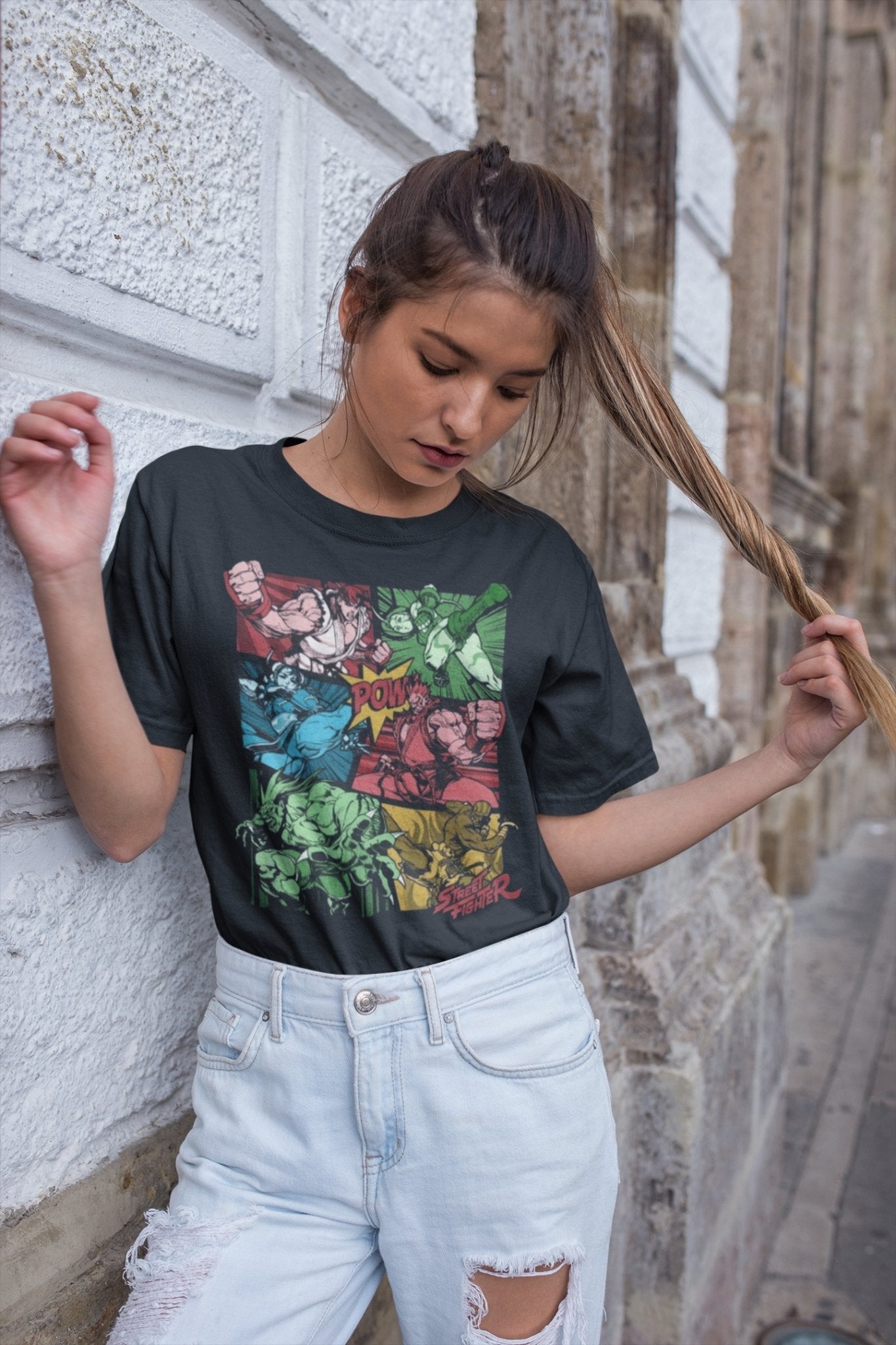 Street Fighter Comic Boyfriend Tee