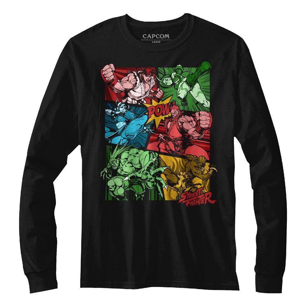 Street Fighter Comic Long Sleeve Boyfriend Tee