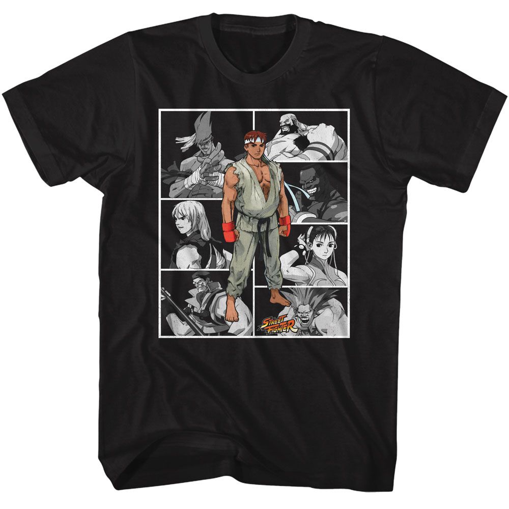 Street Fighter - Fighters In Boxes Boyfriend Tee