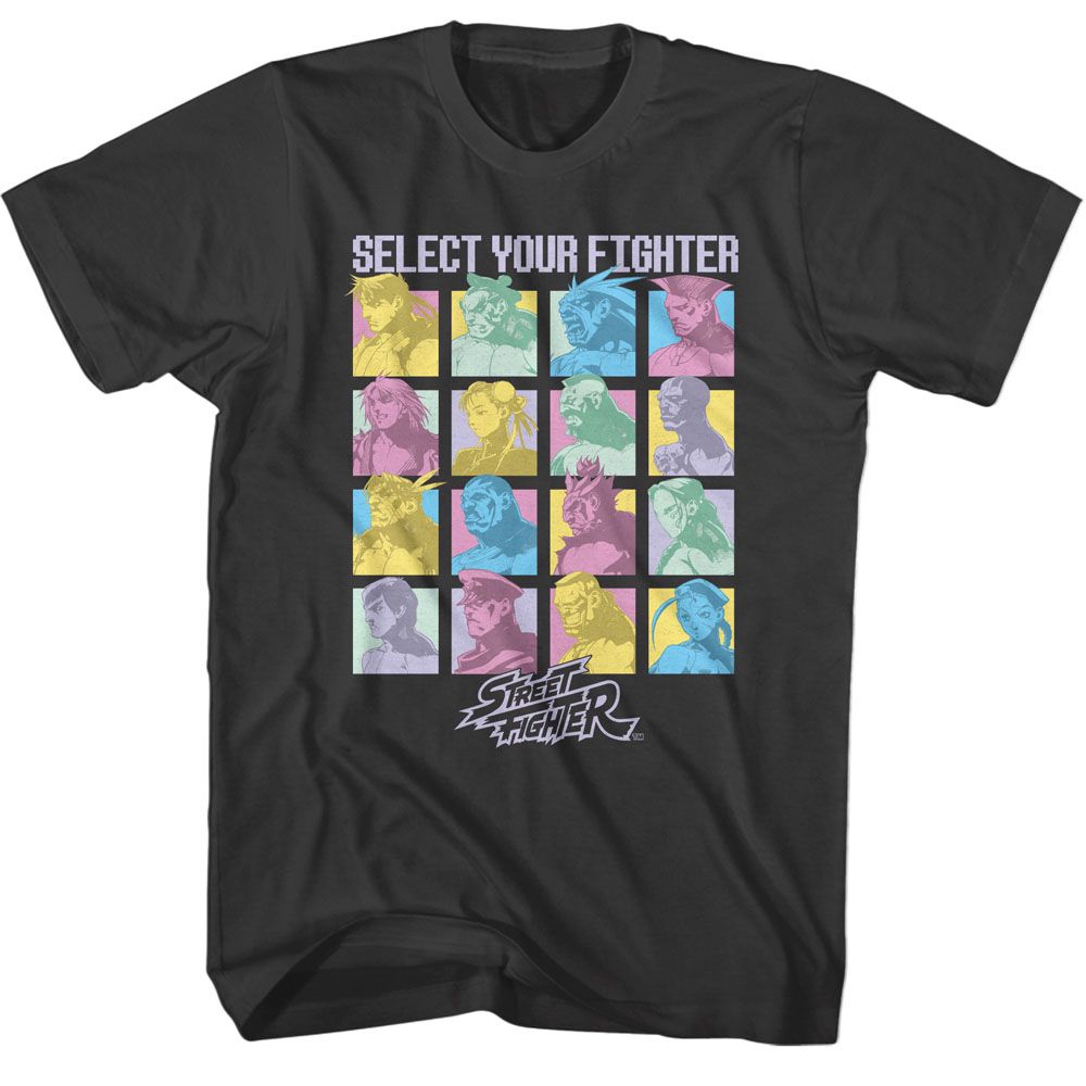 Street Fighter - Select Your Fighter T-Shirt