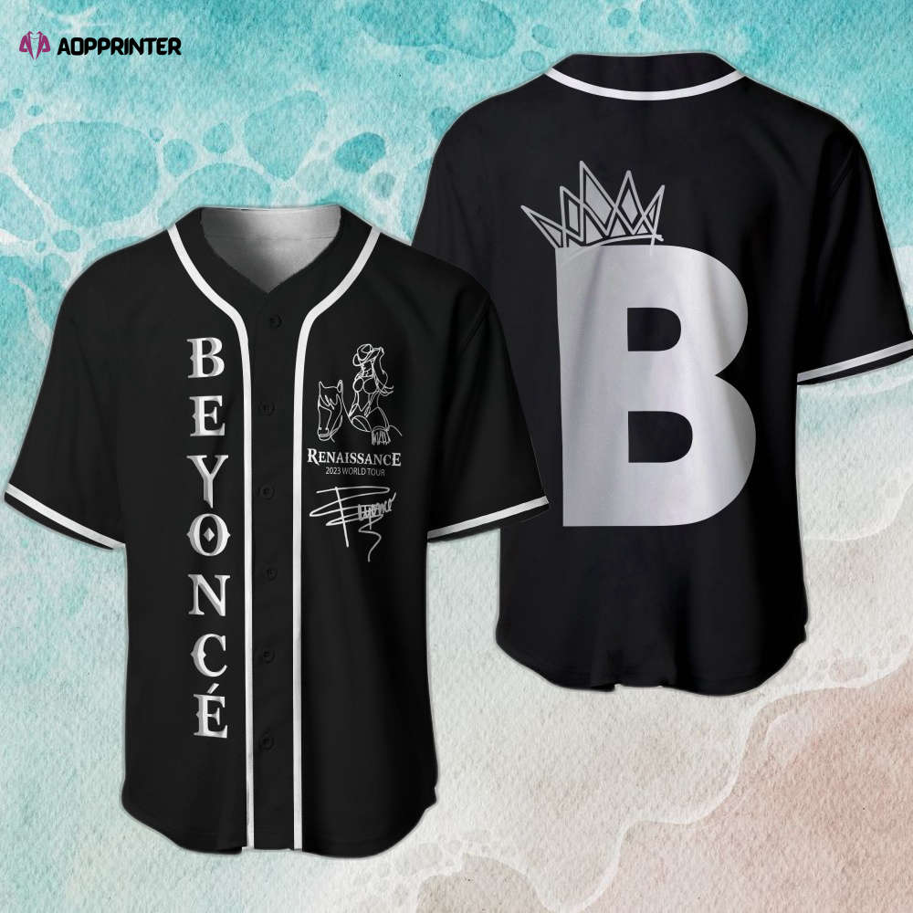 Stylish Beyonce Queen Baseball Jersey: Rock Your Outfit with Iconic Style! - Aopprinter