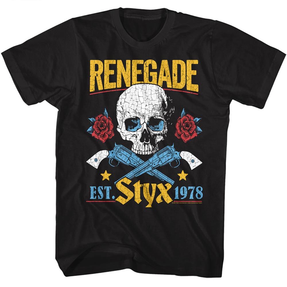 Styx - Colorful Renegade Boyfriend Tee