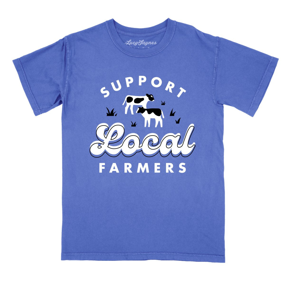 Support Local Farmers Comfort Colors Tee