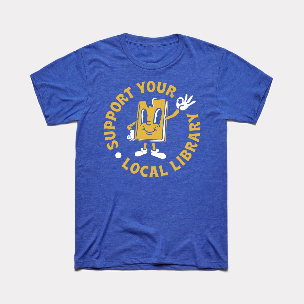 Support Your Local Library Adult Unisex Tee