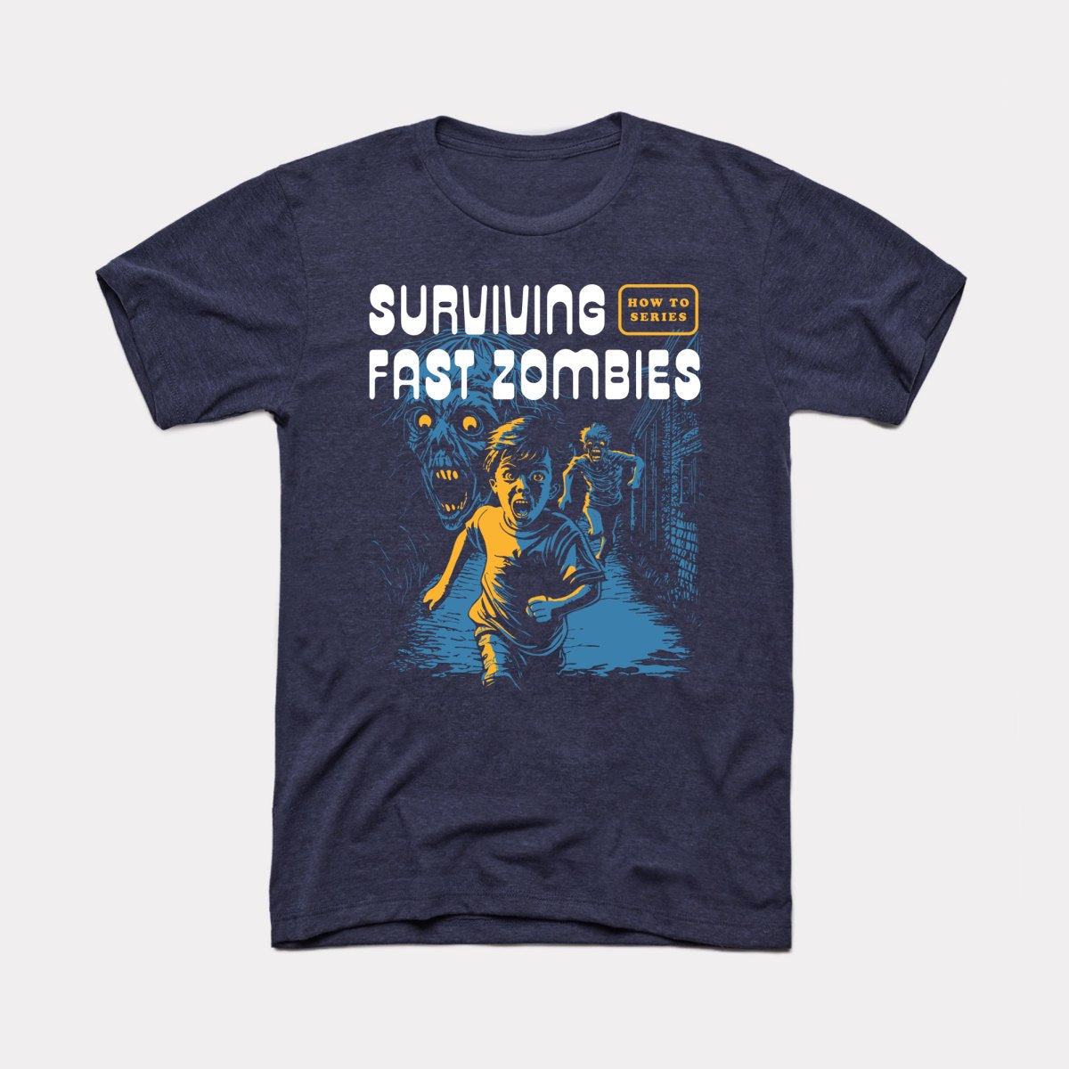 Surviving Fast Zombies Adult Unisex Tee