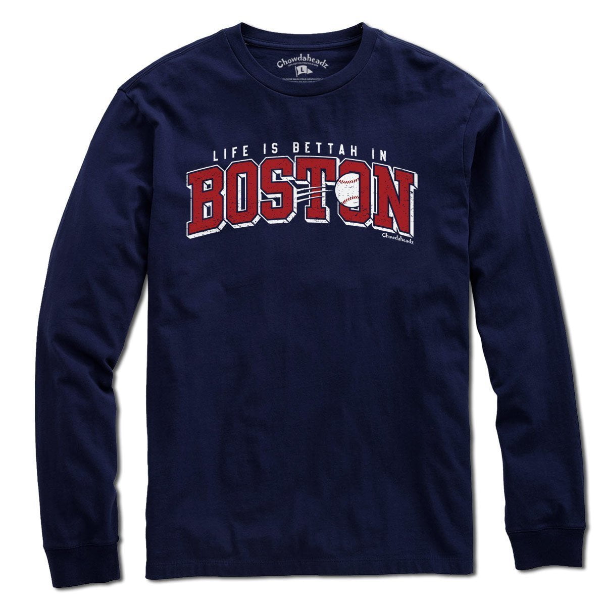 Life is Bettah in Boston Baseball T-Shirt