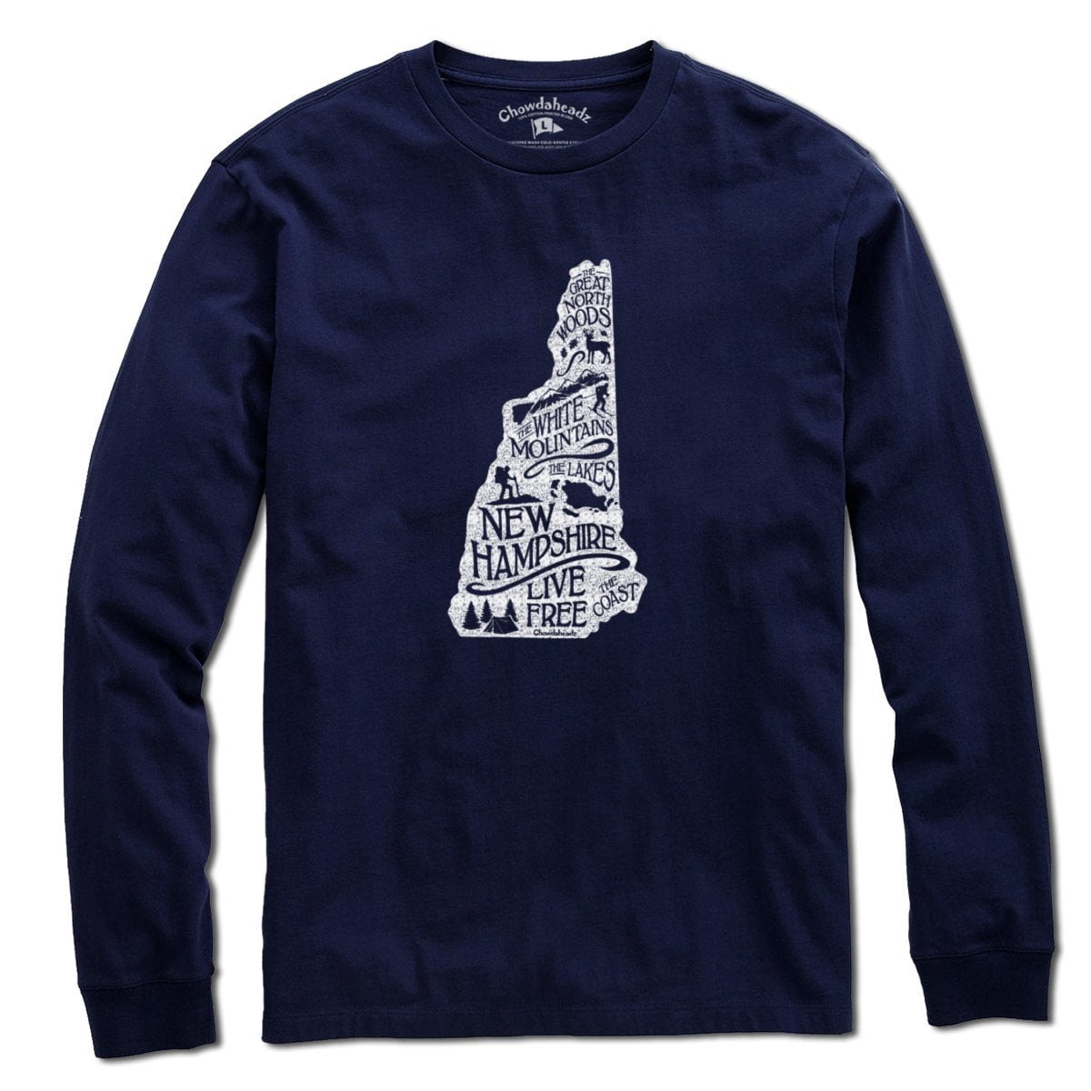 Live Free New Hampshire State T-Shirt