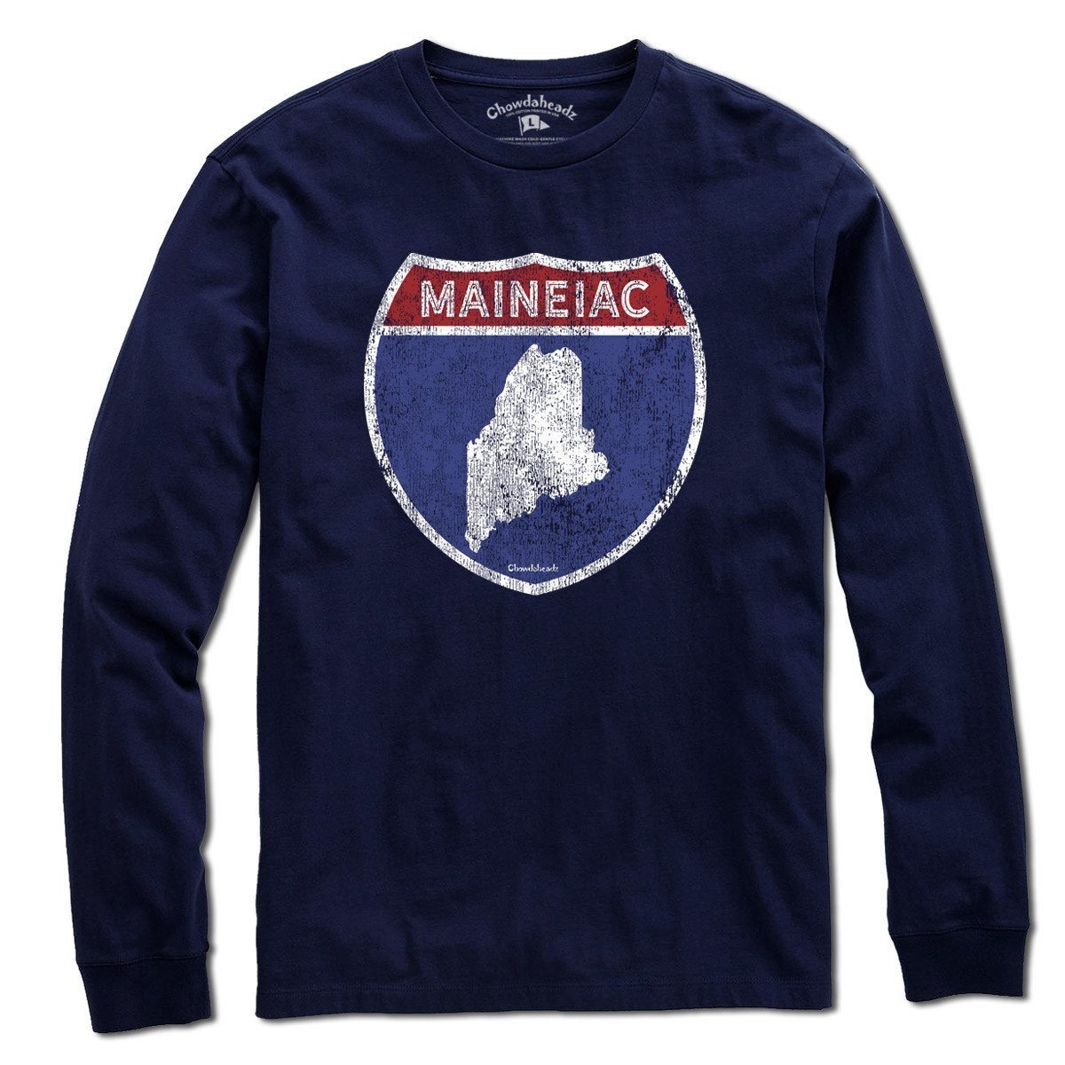 Maineiac Highway Sign T-Shirt