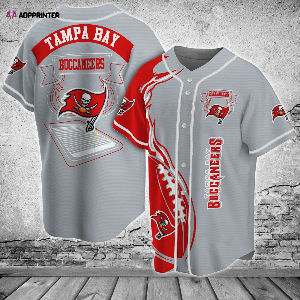 Tampa Bay Buccaneers Fan Apparel Baseball Jersey Shirt - Aopprinter