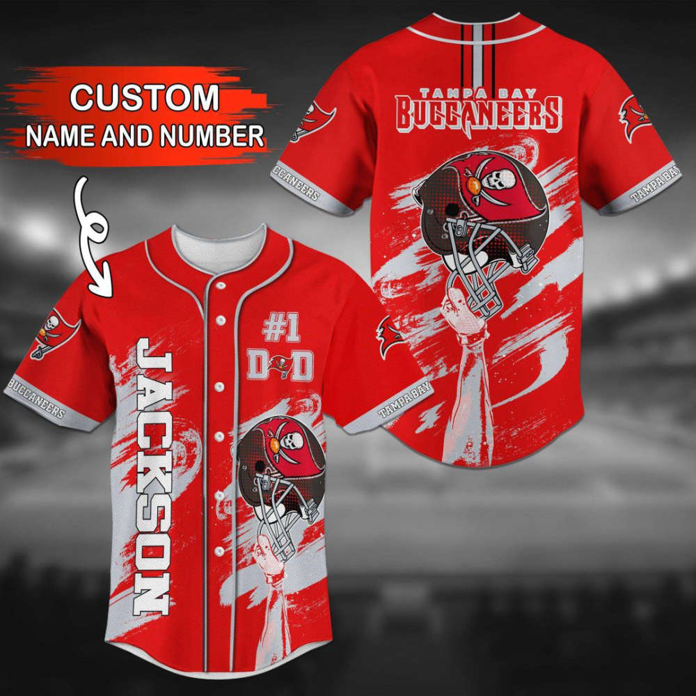 Tampa Bay Buccaneers Personalized Baseball Jersey - lylyprint.com