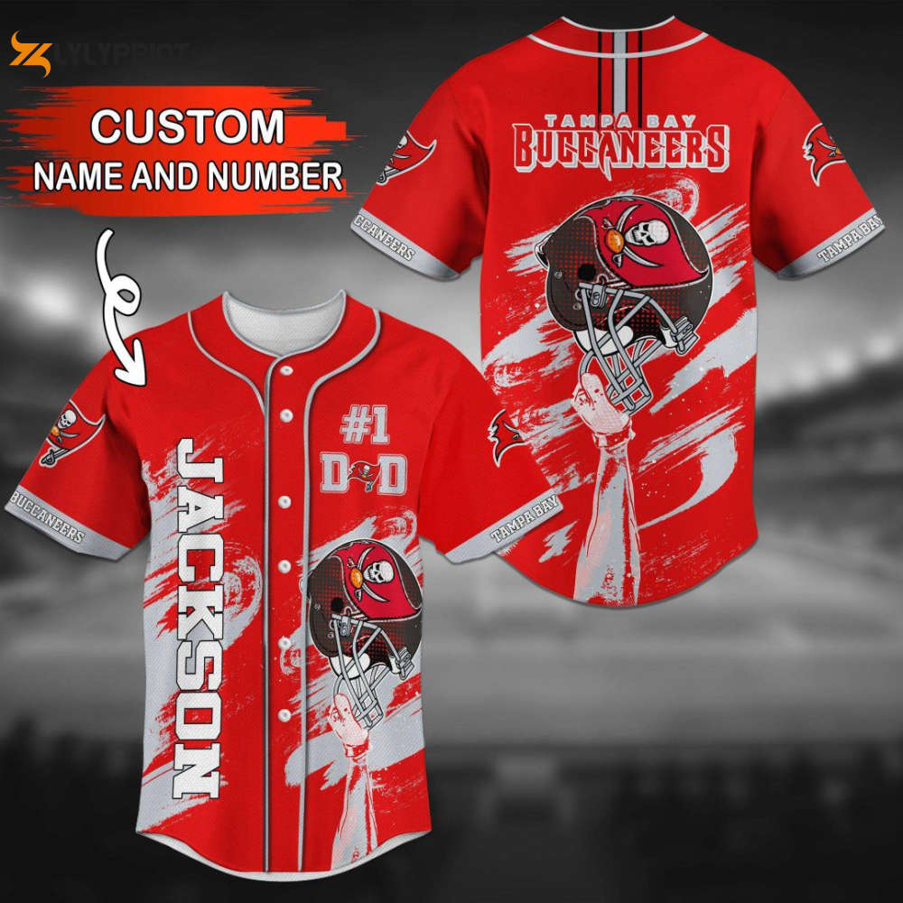 Tampa Bay Buccaneers Personalized Baseball Jersey - lylyprint.com