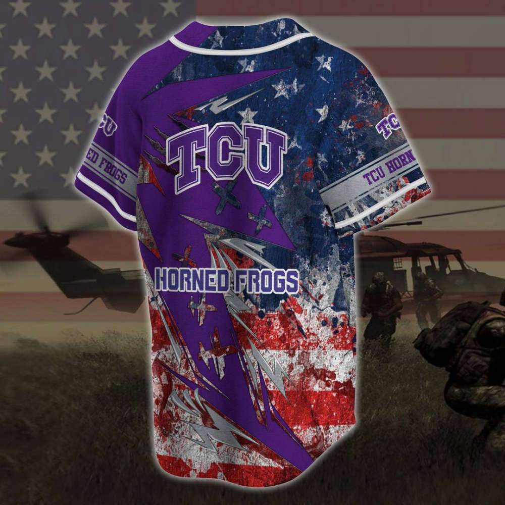TCU Horned Frogs Baseball Jersey Gift For Men Women - lylyprint.com
