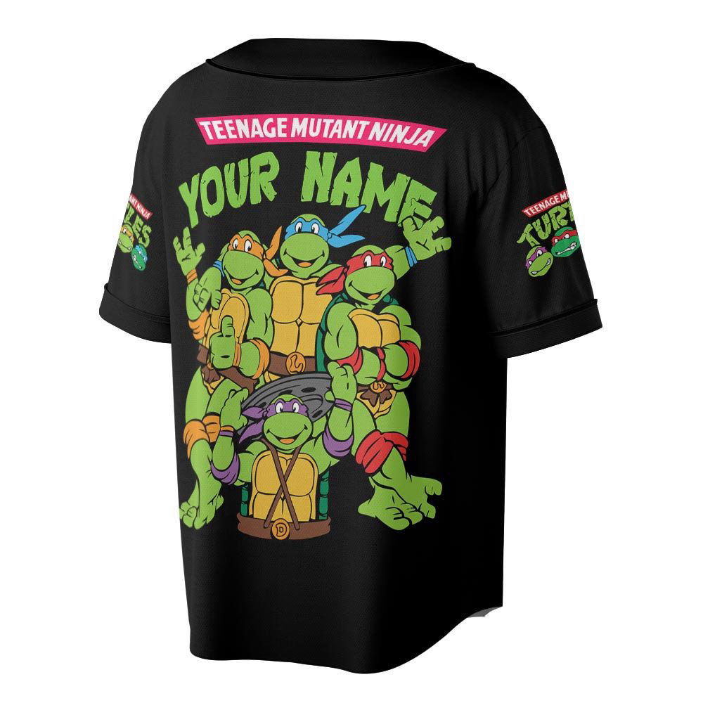 Teenage Mutant Ninja Turtles Mutant Mayhem Movie Baseball Jersey - lylyprint.com