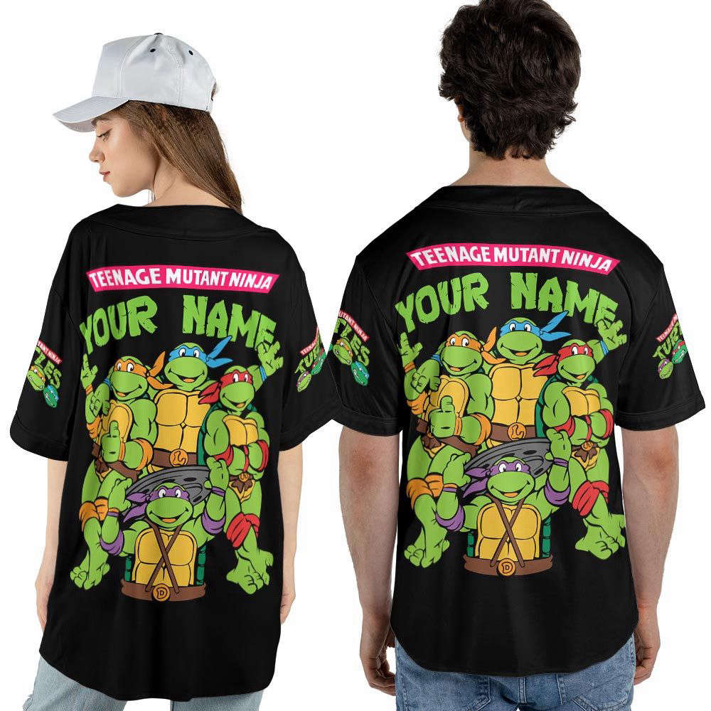 Teenage Mutant Ninja Turtles Mutant Mayhem Movie Baseball Jersey - lylyprint.com