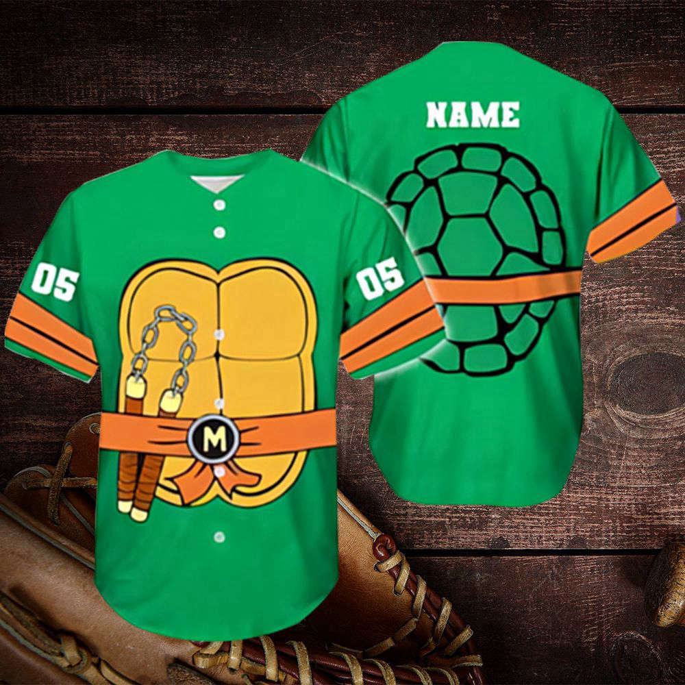 Teenage Mutant Ninja Turtles Mutant Mayhem Movie Baseball Jersey – Custom Name Shirt - Aopprinter