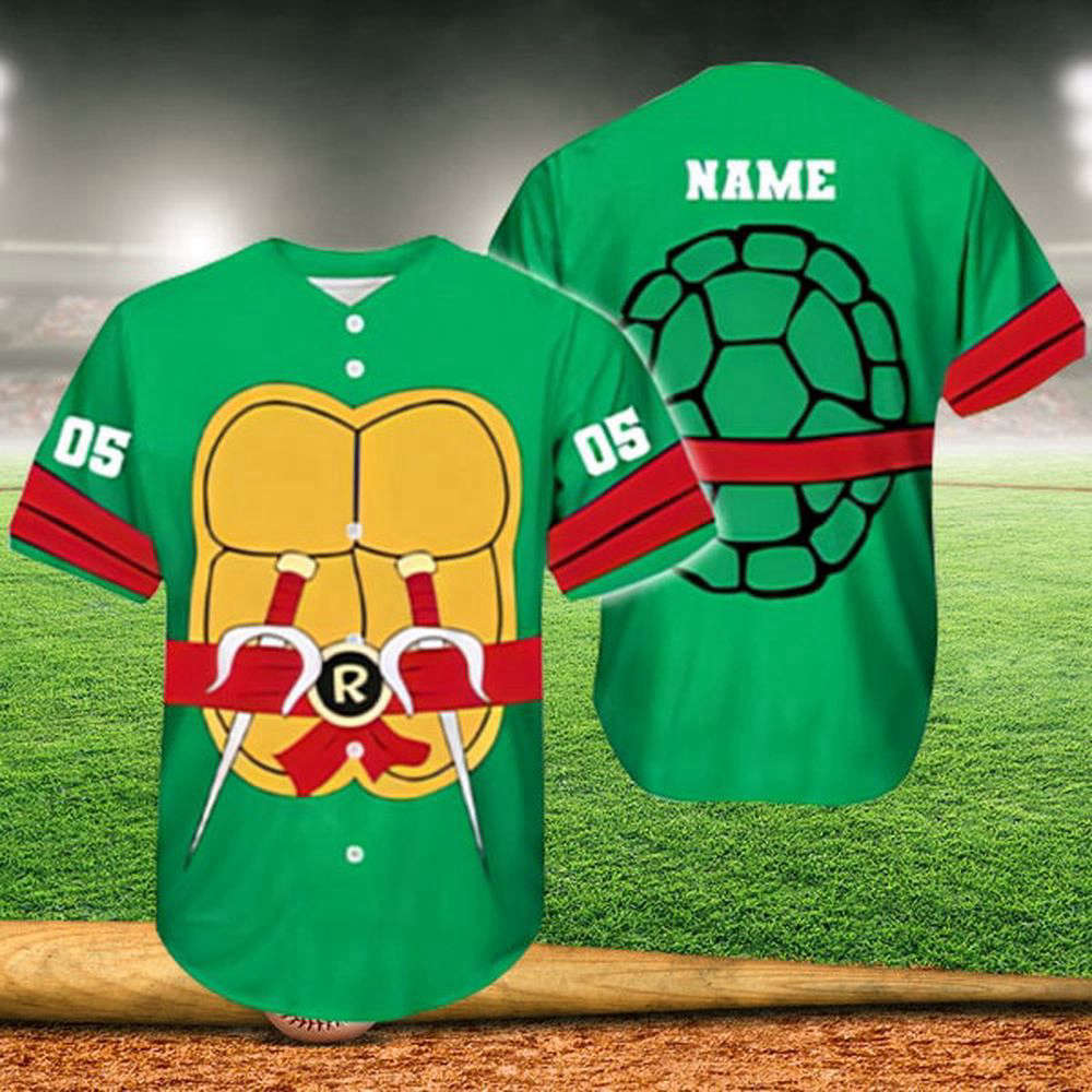 Teenage Mutant Ninja Turtles Mutant Mayhem Movie Baseball Jersey – Custom Name Shirt - Aopprinter