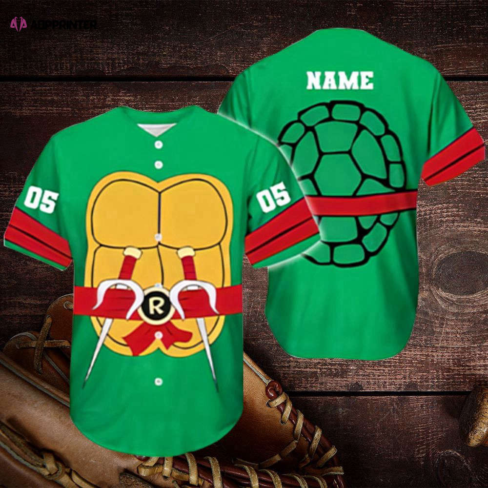 Teenage Mutant Ninja Turtles Mutant Mayhem Movie Baseball Jersey – Custom Name Shirt - Aopprinter