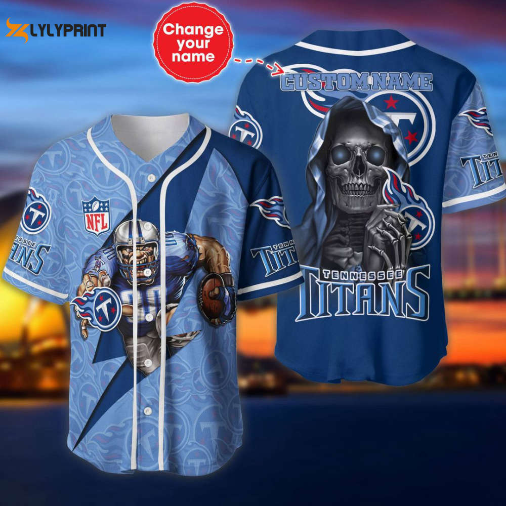 Tennessee Titans Personalized Baseball Jersey - lylyprint.com