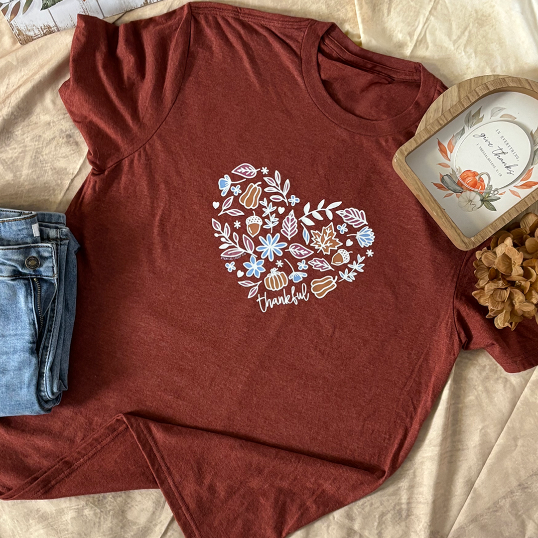 FREE Thankful Heart Tee *Add Any Other Item To Cart To Unlock FREE Price. Limit 1*