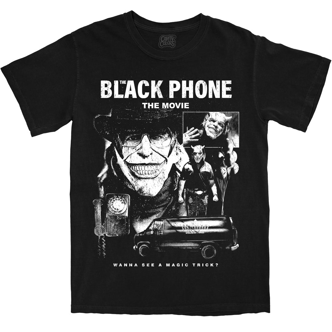 THE BLACK PHONE: NEVER TALK TO STRANGERS - T-SHIRT (COMFORT COLORS)