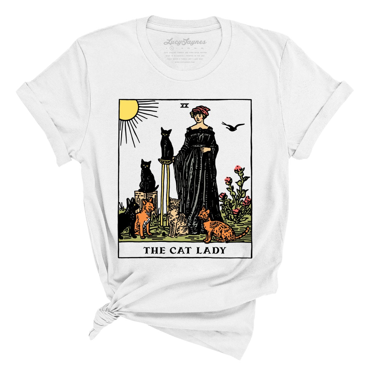 The Cat Lady Tarot Card Tee