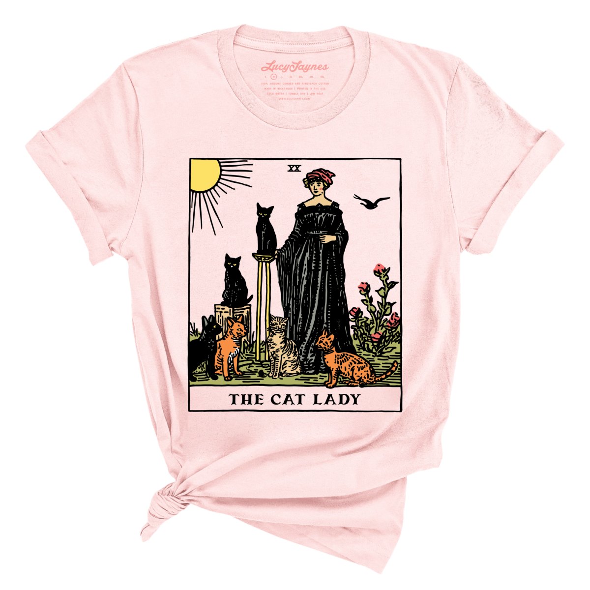 The Cat Lady Tarot Card Tee
