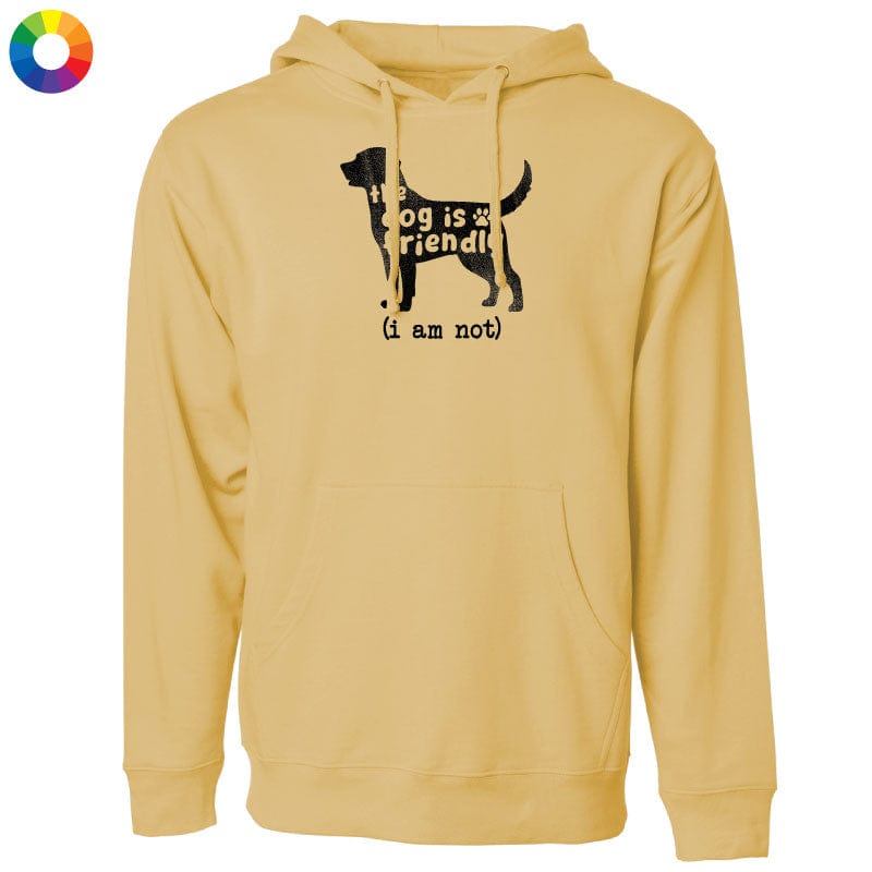 The Dog is Friendly - Sweatshirt Pullover Hoodie